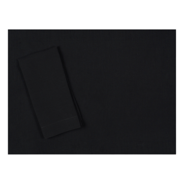 Huddleson Black Linen Placemat