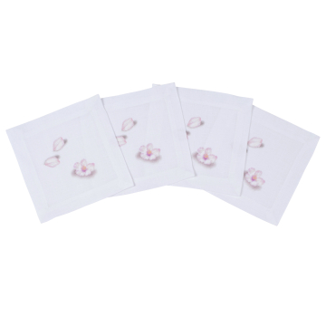 Blossom Linen Cocktail Napkin