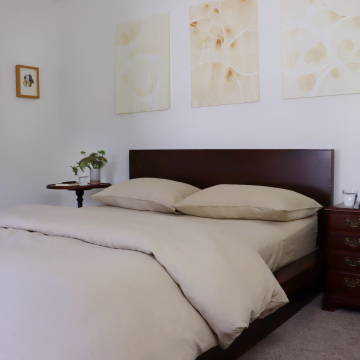 Camel Linen Duvet Cover