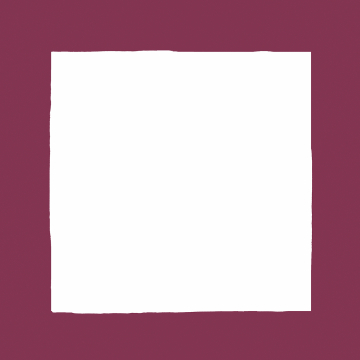 Huddleson white linen napkin with claret dark berry red border