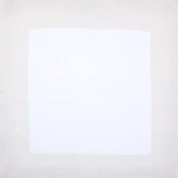 White linen napkin ivory cream border