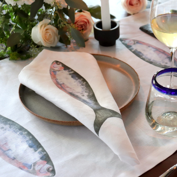 Fish Linen Napkin