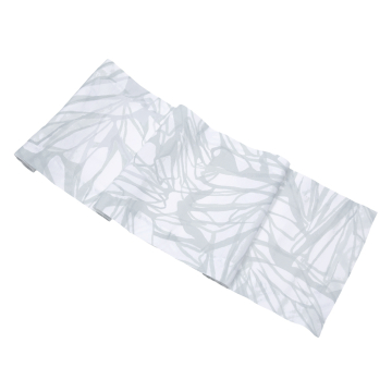 Aqua Contemporary Linen Table Runner