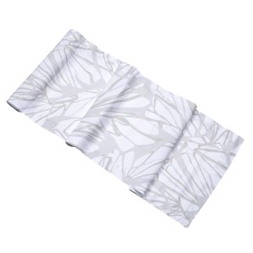 melita metallic gold silver bronze organic butterfly marble linen table runner