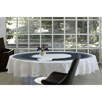 Moreton Oval Linen Tablecloth