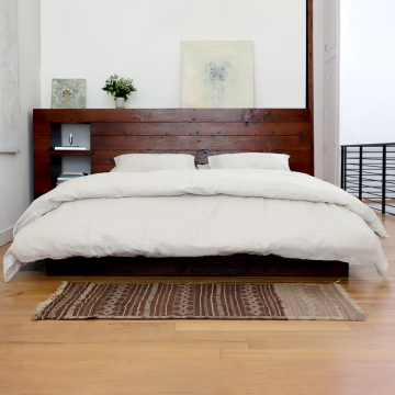 Huddleson Natural Undyed Flax Linen Duvet Cover
