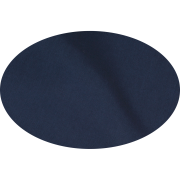 Navy Blue Oval Linen Tablecloth