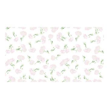 Peony Rectangular Linen Tablecloth