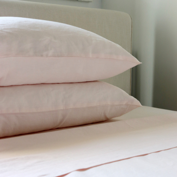 Pink Linen Top Sheet