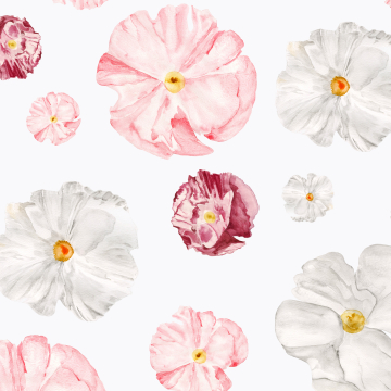 Poppy Oval Linen Tablecloth