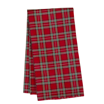 Plaid Christmas Napkins Red and Green