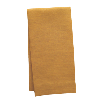 Saffron gold linen napkin