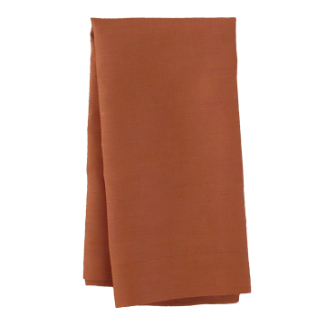 Sienna Orange Linen Napkin