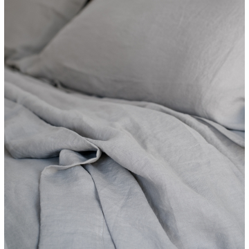 Silver Grey Linen Sham (Pair)