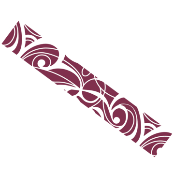 Huddleson dark berry red and white swirl printed Italian linen table runner