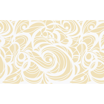 Huddleson Sloan gold and white swirl linen tablecloth