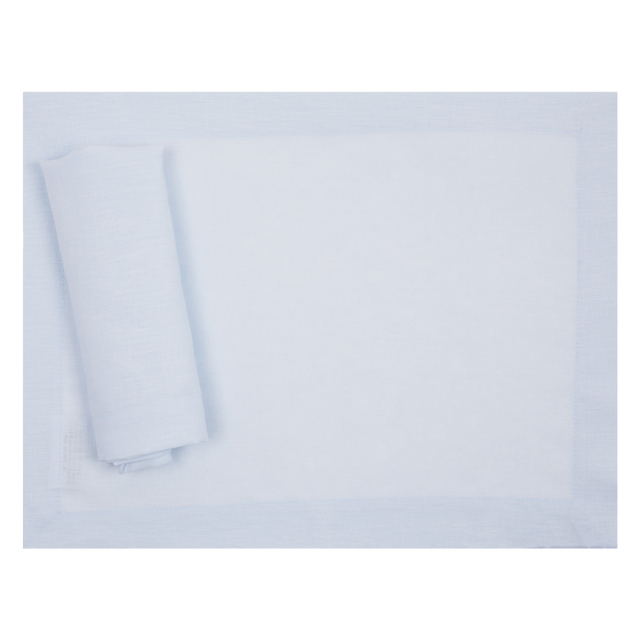 Chambray Blue Linen Placemat