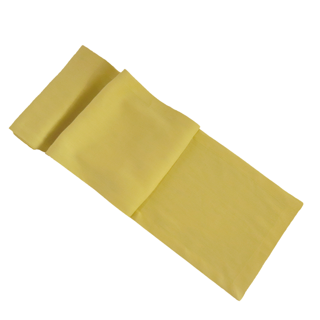 Citron Yellow Linen Table Runner