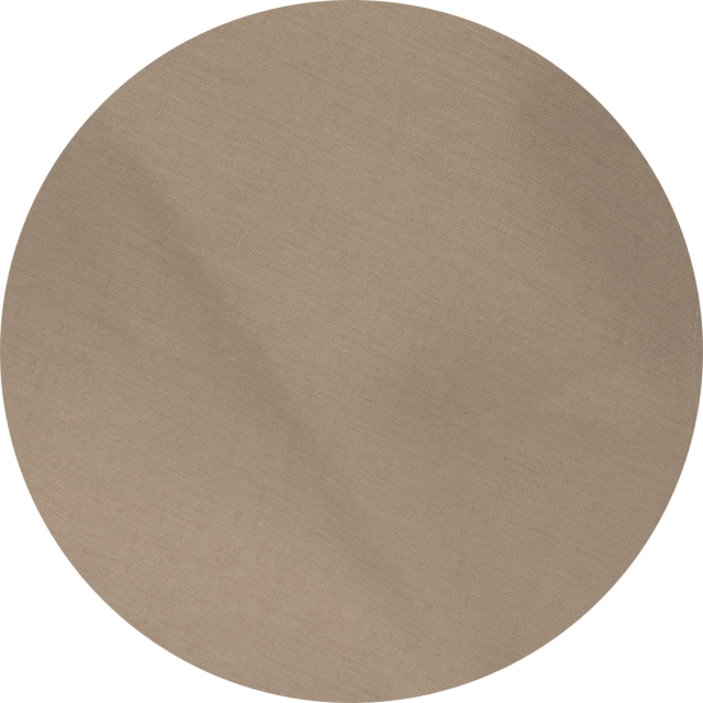 Coffee Brown Round Linen Tablecloth