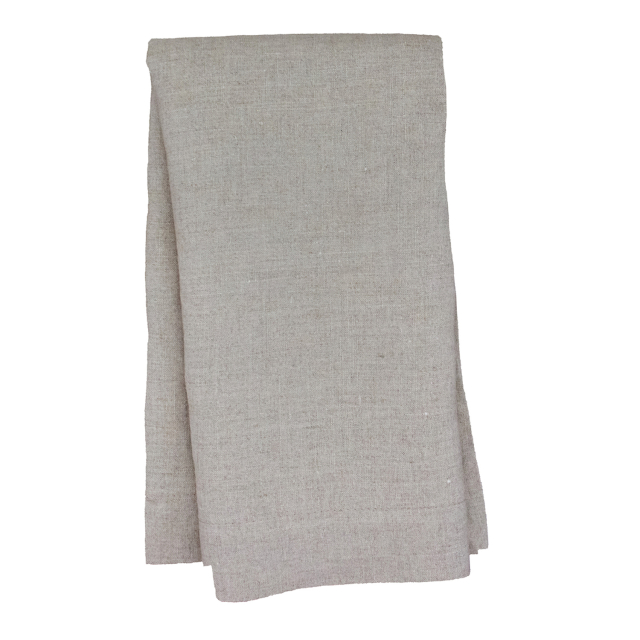 Dark natural flax linen napkin