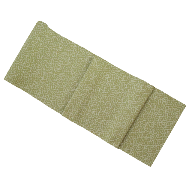 Japanese cotton sage green table runner flower floral print