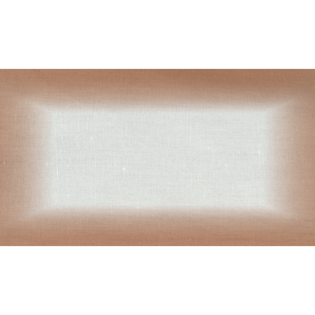 ombre rectangular linen tablecloth beige terracotta
