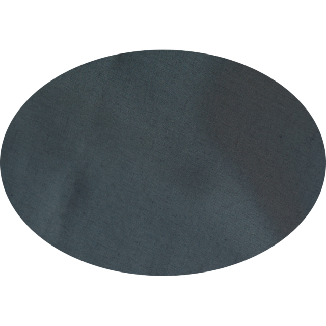 Petrol Green Oval Linen Tablecloth