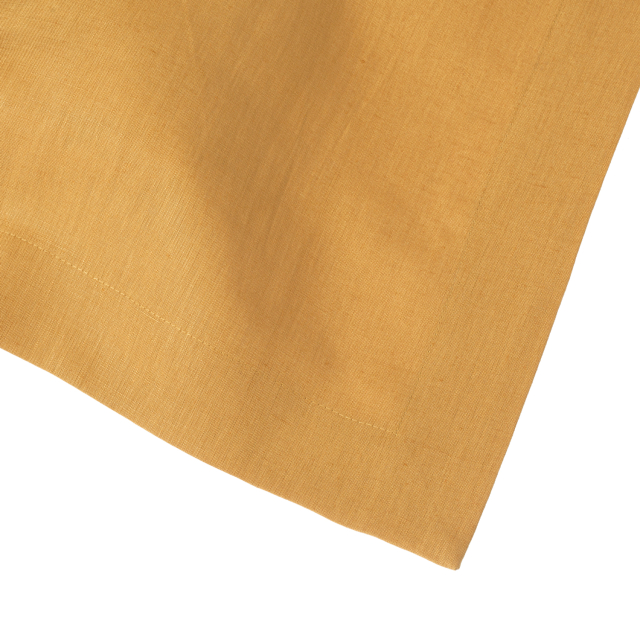 gold linen tablecloth