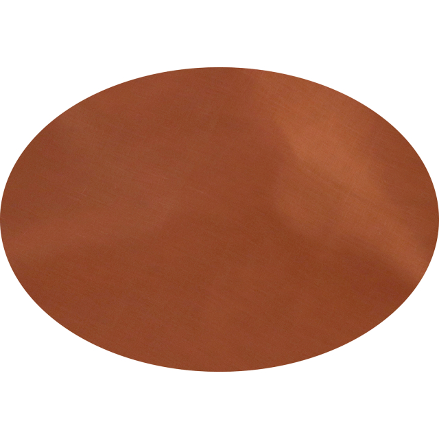 Sienna Orange Oval Linen Tablecloth