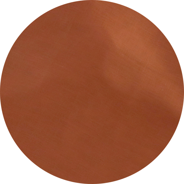 Sienna Orange Round Linen Tablecloth