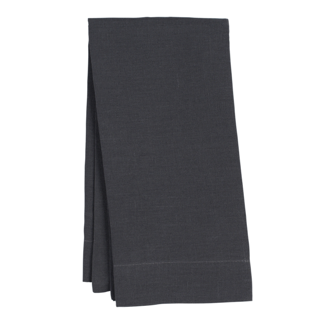 Slate Charcoal Grey Linen Napkin