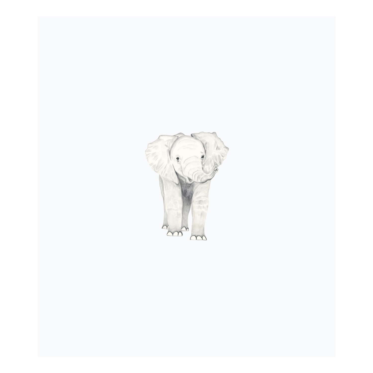 Elephant Linen Baby Blanket <br>$65