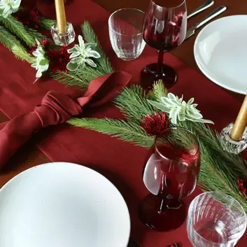 Christmas Table Linens