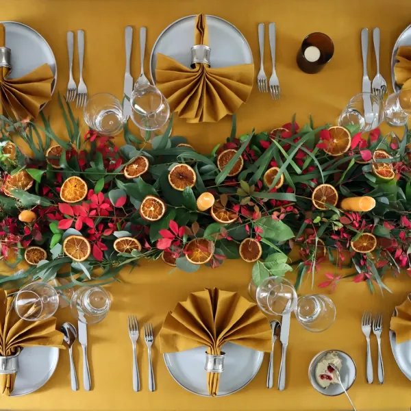 Christmas Table Linens Test Blog