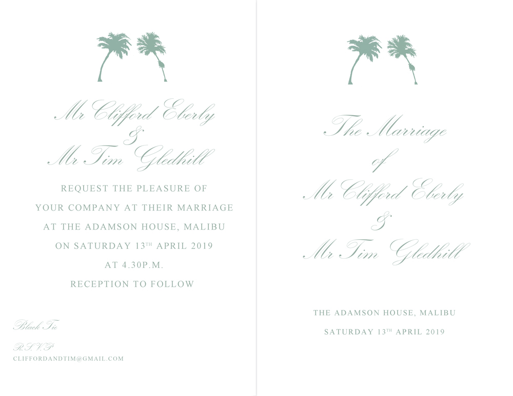 Custom Wedding Invitation