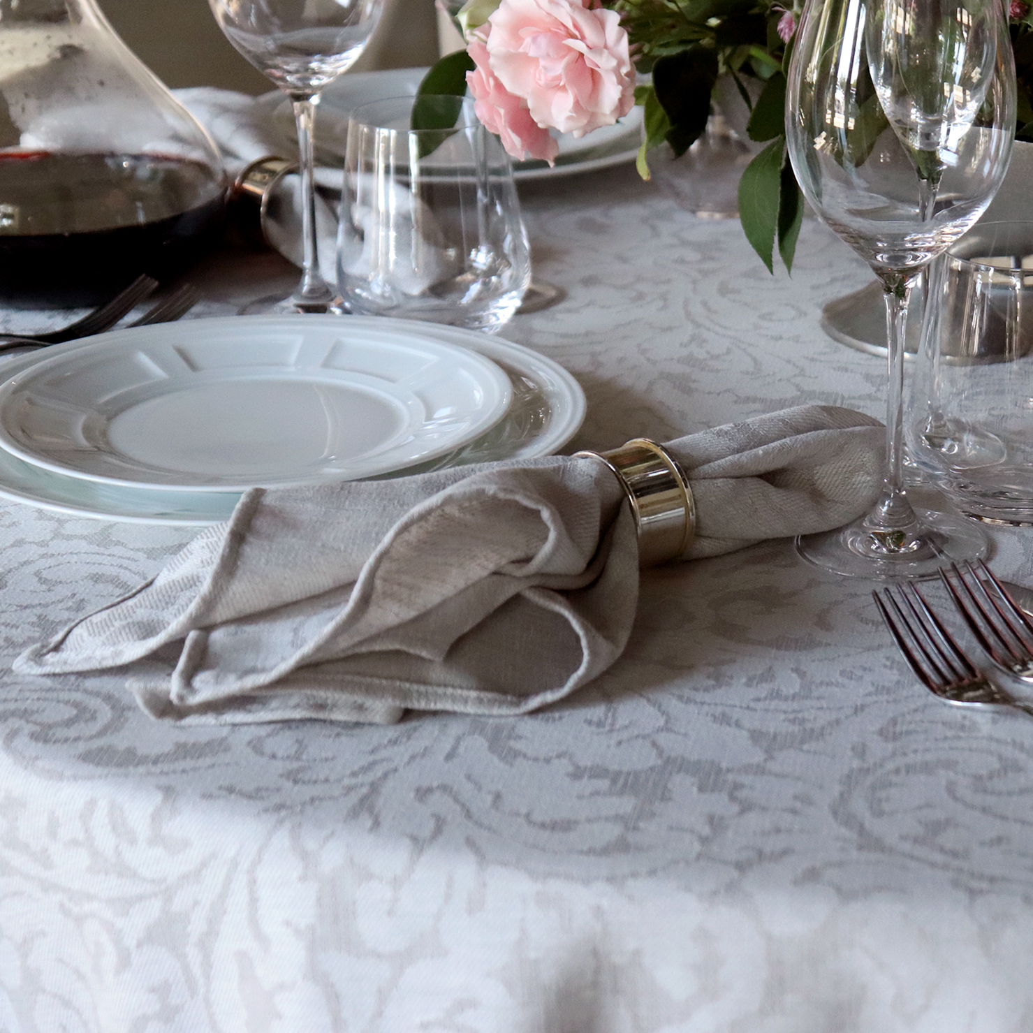 easy care tablecloth oval 