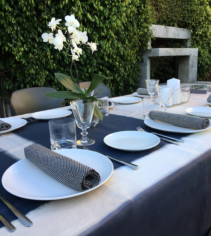 Shibori Indigo Japanese Cotton Napkin